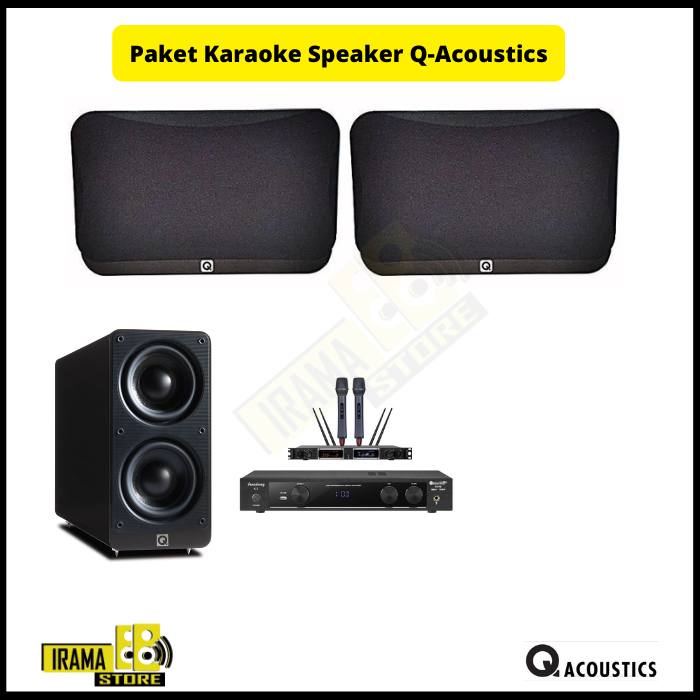 Paket Karaoke Speaker Audiobank Q-Acoustics Q10